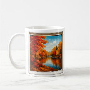 Autumn Forest Reflections  Coffee Mug