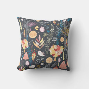 Autumn Forest: Textured Seasonal Beauty. Cushion