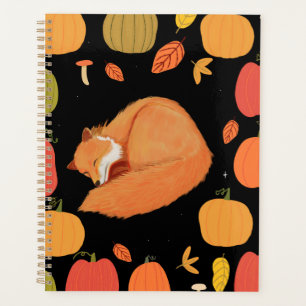 Autumn Fox Sleeping Planner