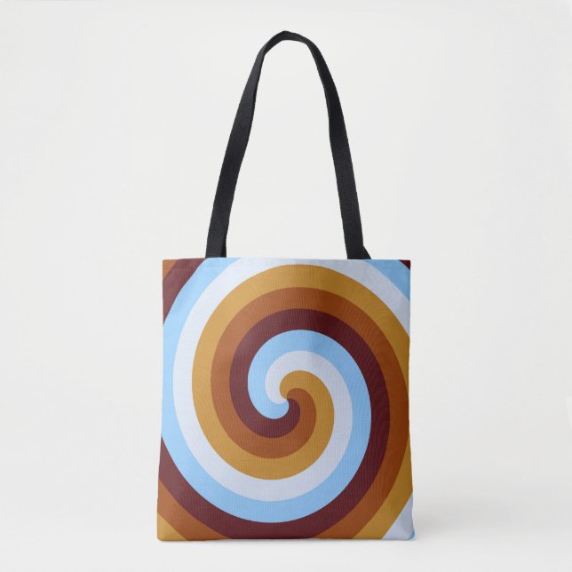 Autumn Fox Spiral Tote Bag (Front)