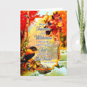 Autumn Friendship Greeting Card