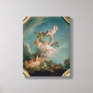 Autumn, from a series of the Four Seasons Canvas Print