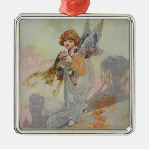 Autumn from the Seasons Metal Tree Decoration