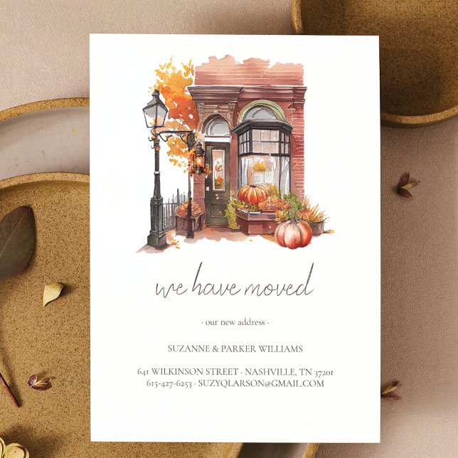 Autumn Front Door Moving Announcement (Creator Uploaded)