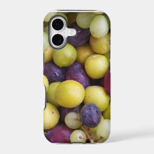 Autumn Fruits Photograph, Plums Grapes Greengages