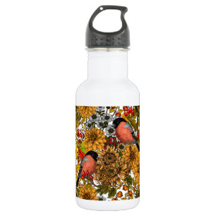 Autumn garden 1 532 ml water bottle