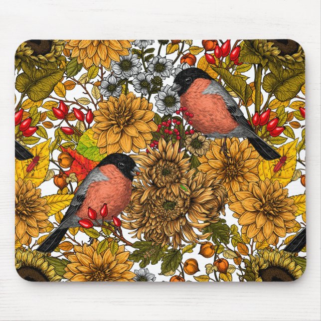 Autumn garden 1 mouse mat (Front)