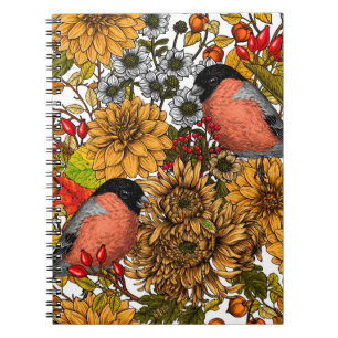 Autumn garden 1 notebook