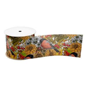 Autumn garden 1 satin ribbon