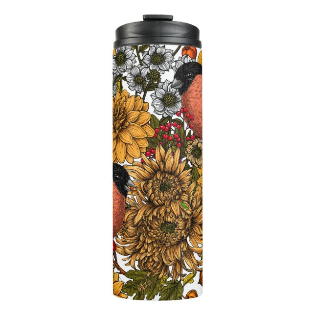 Autumn garden 1 thermal tumbler (Front)