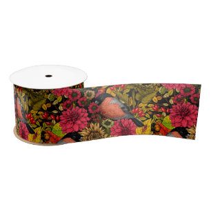 Autumn garden 2 satin ribbon