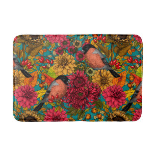 Autumn garden 3 bath mat