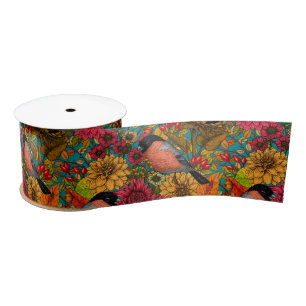 Autumn garden 3 satin ribbon