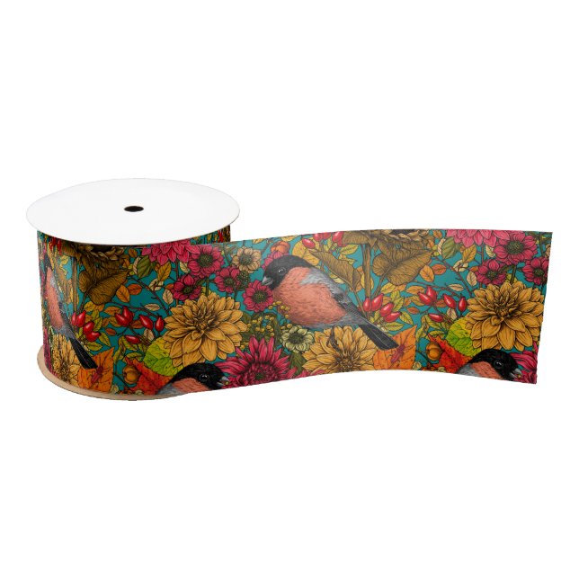 Autumn garden 3 satin ribbon (Spool)