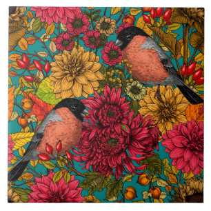 Autumn garden 3 tile