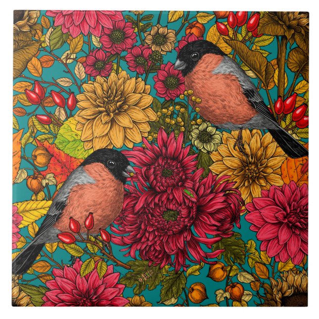 Autumn garden 3 tile (Front)