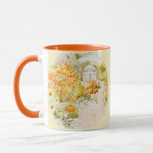 Autumn garden mug