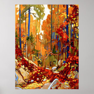 Autumn Garland, fine art by Tom Thomson, Poster