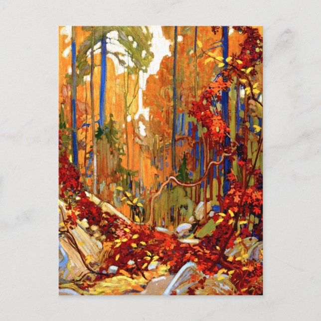 Autumn Garland fine art painting Postcard (Front)