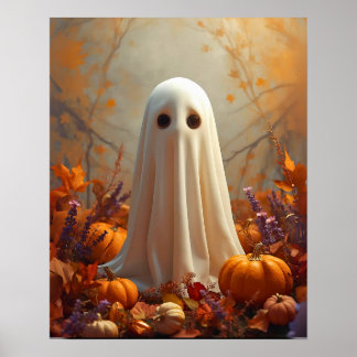 Autumn Ghost – Cosy Halloween & Fall Poster