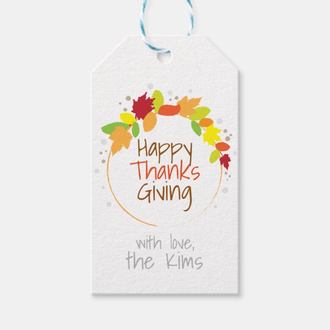 Autumn Gift Tags (Front)