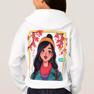 Autumn Girl Hoodie for Girls – Cosy Fall Sweatshir