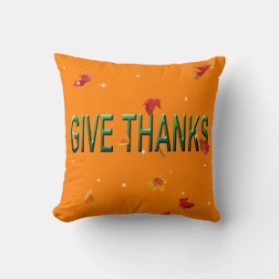 Autumn-Give Thanks Cushion