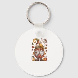 autumn gnome Classic T-Shirt.png Key Ring