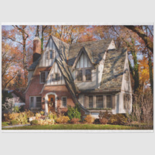 Autumn - Gnome home Tissue Paper