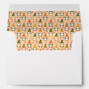Autumn Gnomes in the Forest Pattern Envelope