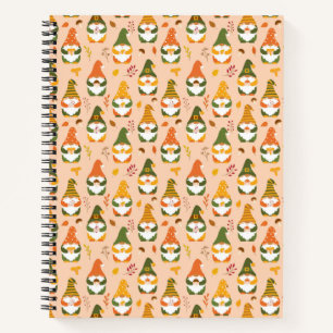 Autumn Gnomes in the Forest Pattern Notebook