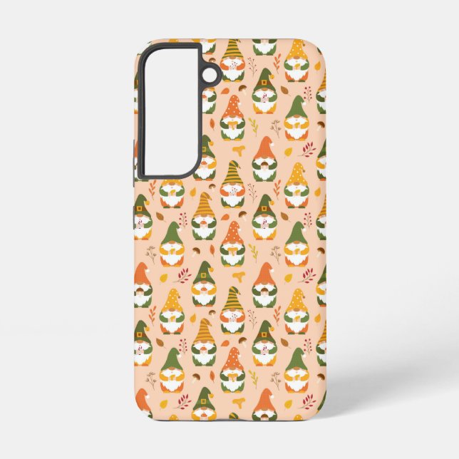Autumn Gnomes in the Forest Pattern Samsung Galaxy S22 Case (Back)