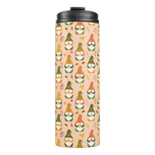 Autumn Gnomes in the Forest Pattern Thermal Tumbler