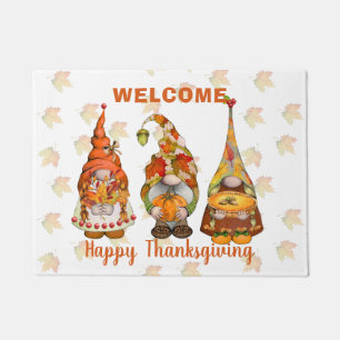 Autumn Gnomies  Doormat