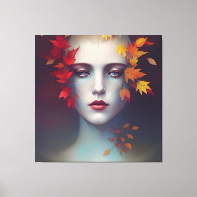Autumn Goddess Canvas Print (Front)