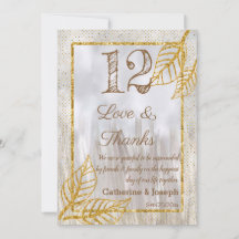 Autumn Gold Chestnut Leaves Table Numbers