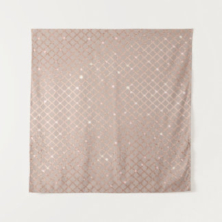 Autumn Gold Leaves: Floral Pattern Tapestry