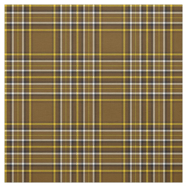 Autumn gold plaid, with gold/white/black stripe fabric (Swatch)