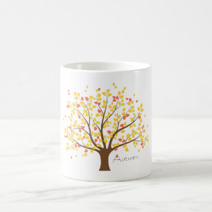 Autumn Gold Tree Coffee Mug