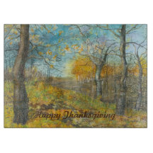 Autumn golden in an oak grove