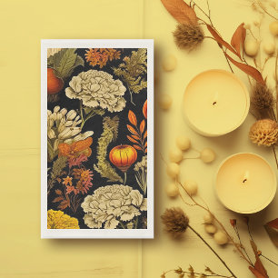 Autumn Gothic Floral Guest Towels Napkin