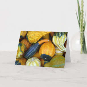 Autumn Gourds Card
