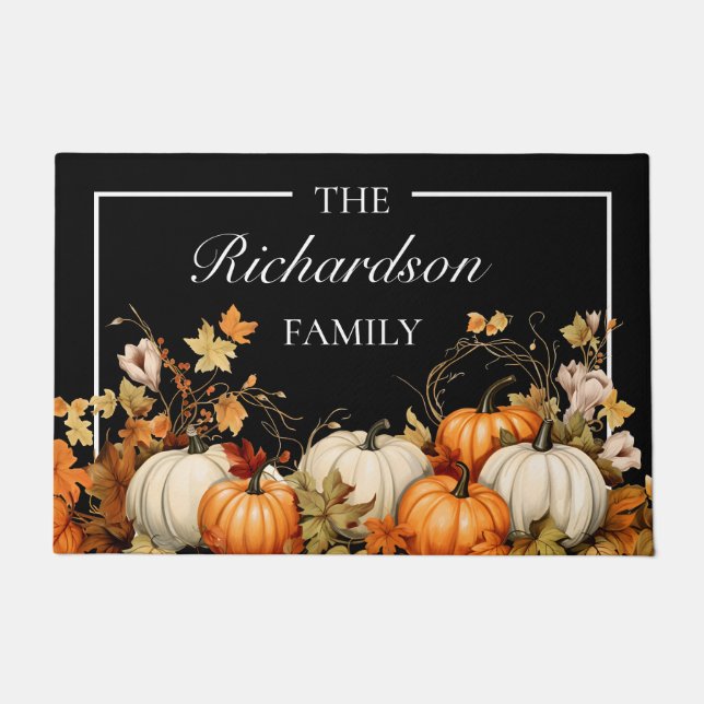 Autumn Grace Personalised  Doormat (Front)
