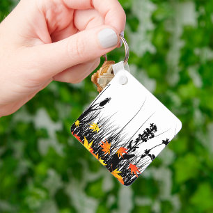 Autumn Grass Keychain