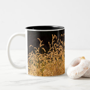 Autumn Grasses Two-Tone Coffee Mug