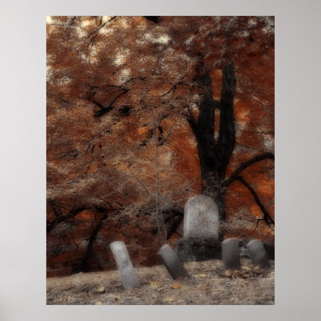 Autumn Graveyard Poster (Front)