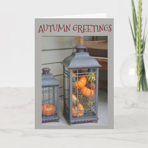 ***AUTUMN GREETINGS*** FOR ANY "AUTUMN HOLIDAY/DAY HOLIDAY CARD