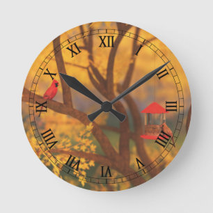 Autumn Guardian Clock