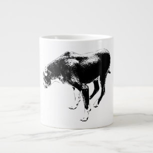 Autumn Guardian in Ink Large Coffee Mug