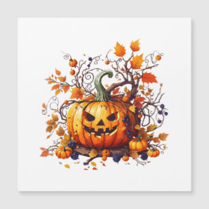 autumn Halloween funny pumpkin